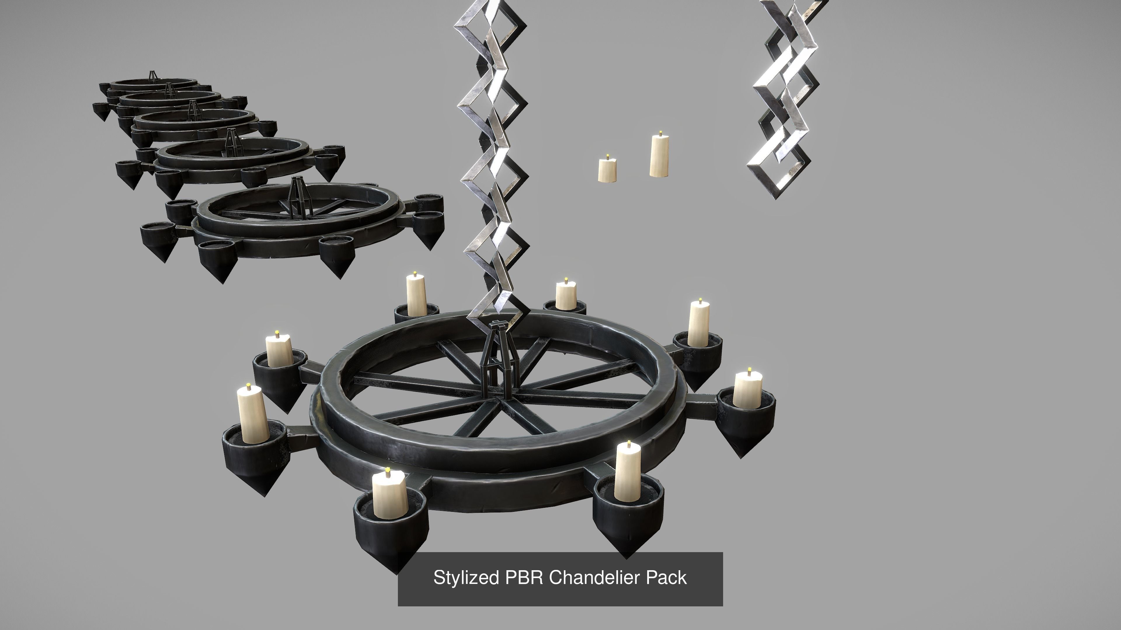 ALL IN ONE 2022 Stylized PBR Dungeon Pack JFG V2 and Some Extras 3D Model Collection_53