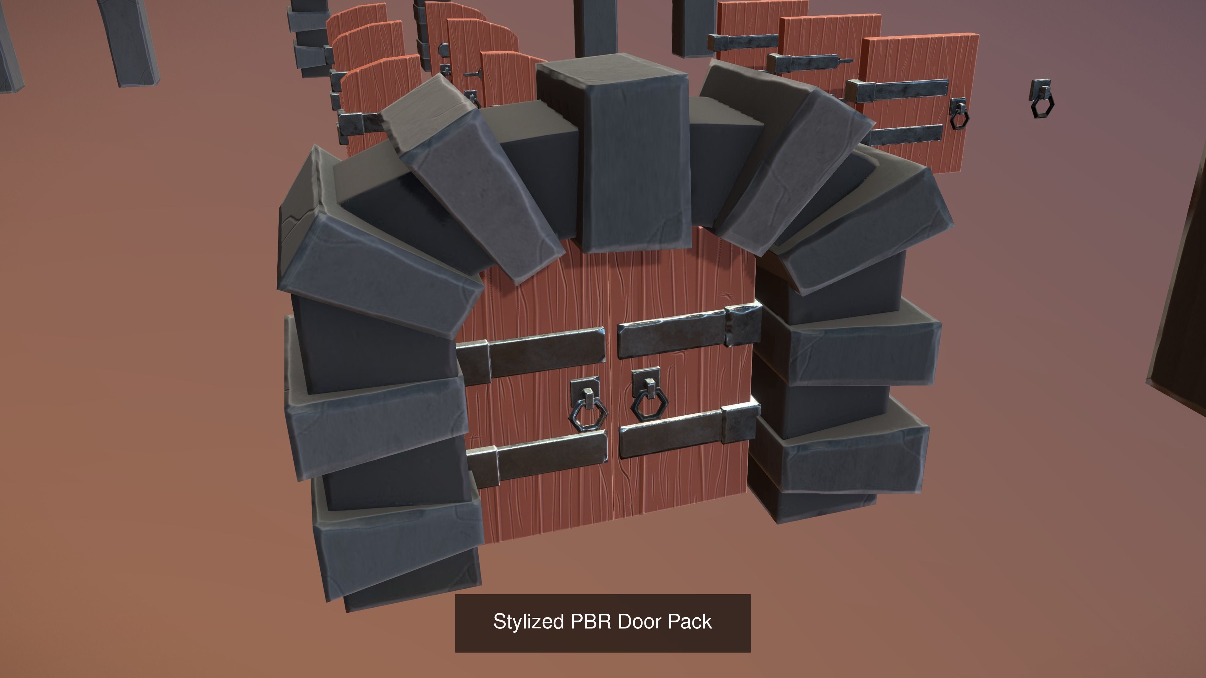 ALL IN ONE 2022 Stylized PBR Dungeon Pack JFG V2 and Some Extras 3D Model Collection_52