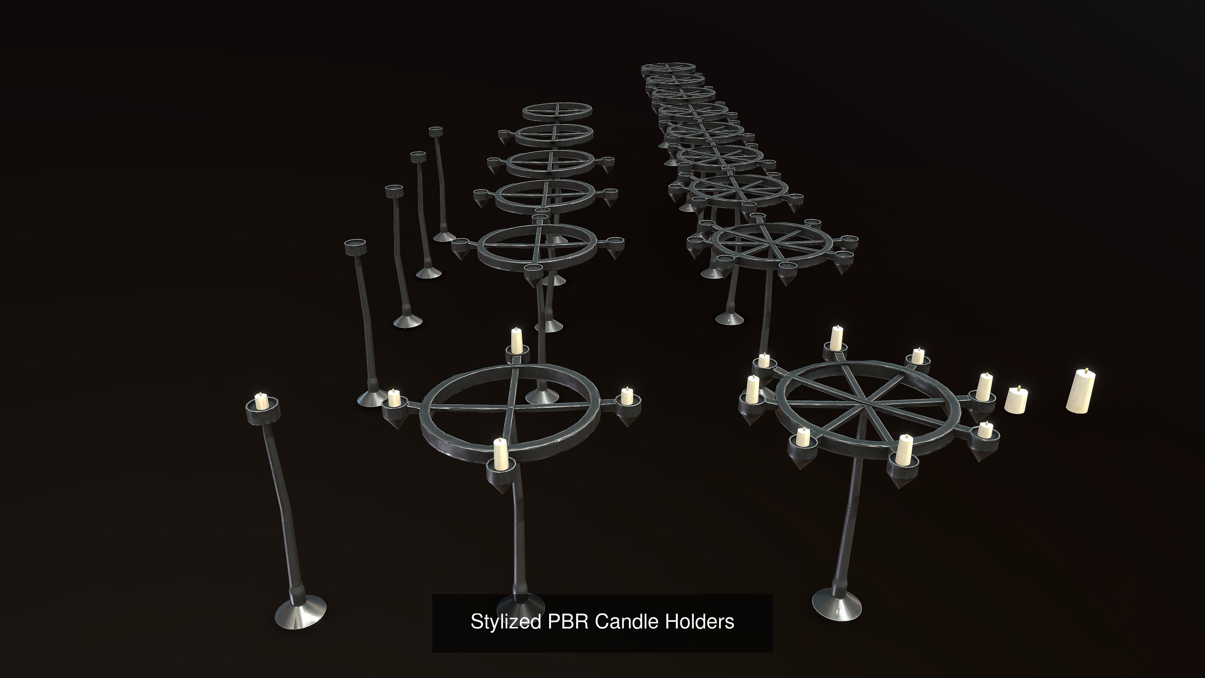 ALL IN ONE 2022 Stylized PBR Dungeon Pack JFG V2 and Some Extras 3D Model Collection_55