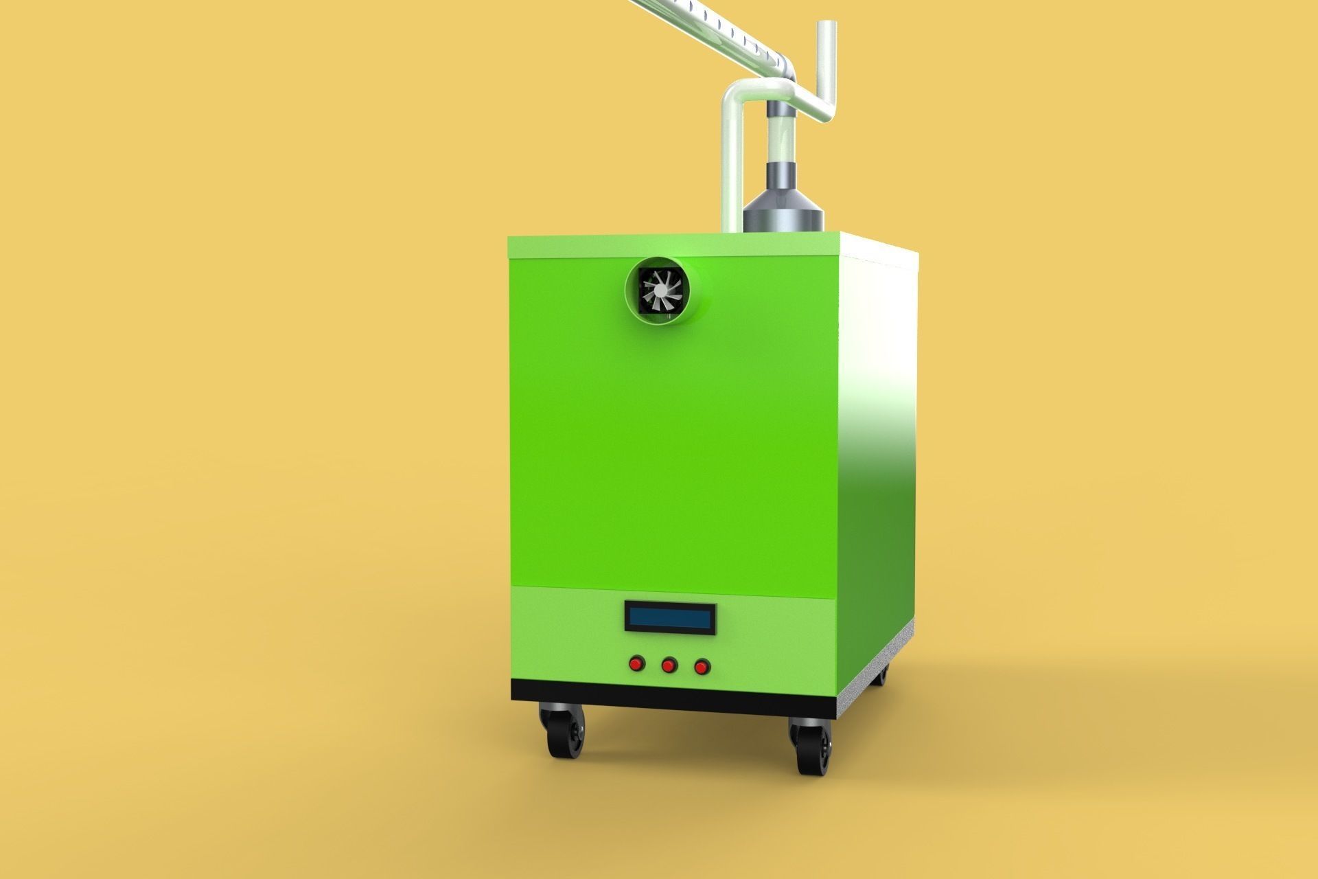 HUMIDIFIER MIST AIR FOG ULTRASONIC COOLING SYSTEM AGRICULTURAL 3D model_7