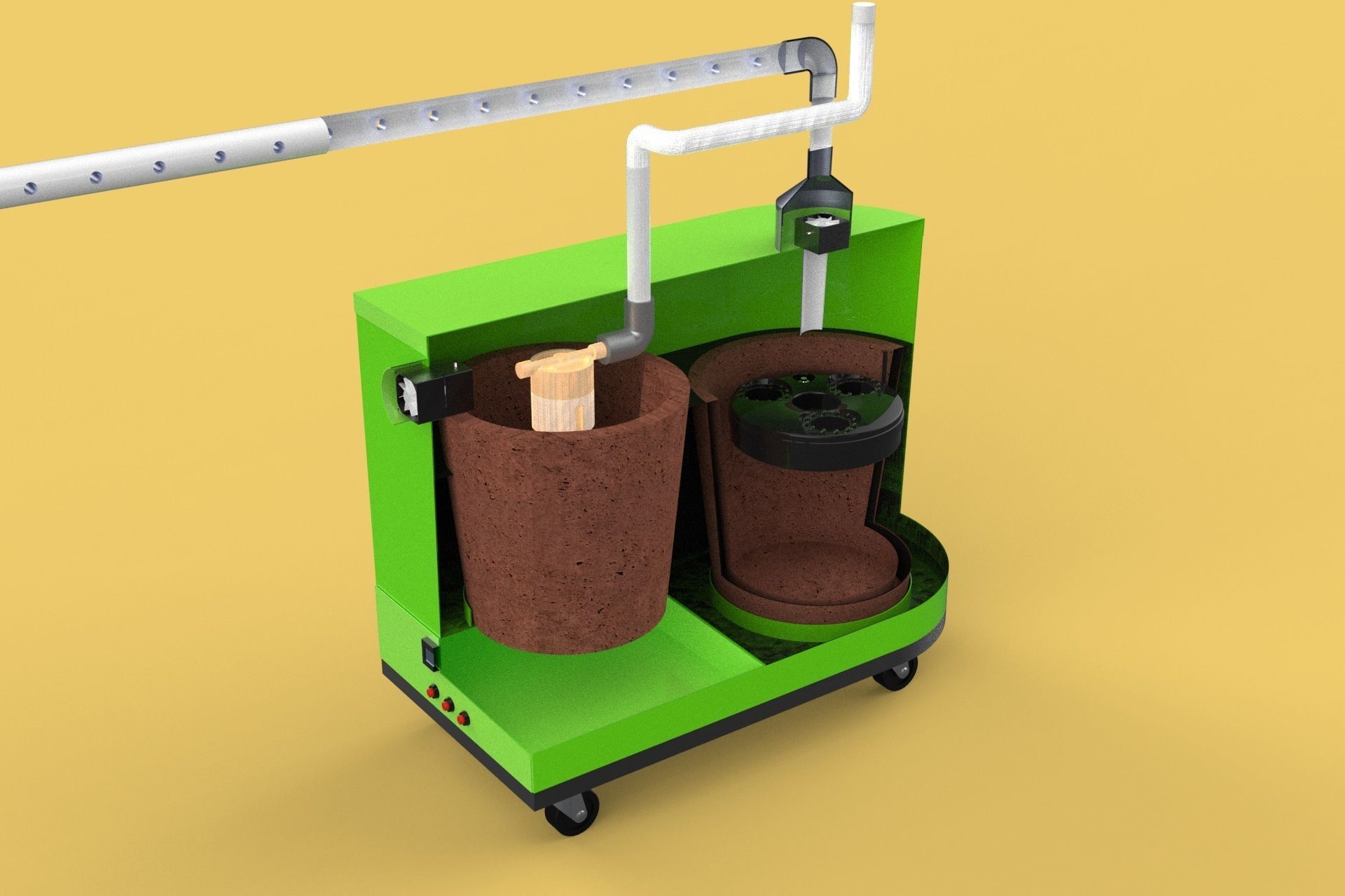 HUMIDIFIER MIST AIR FOG ULTRASONIC COOLING SYSTEM AGRICULTURAL 3D model_1