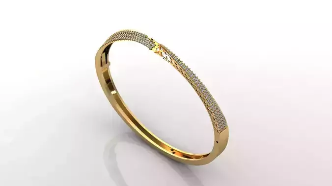 STL 3DM Diamond With Stone Womens Bracelets Women Bracelet