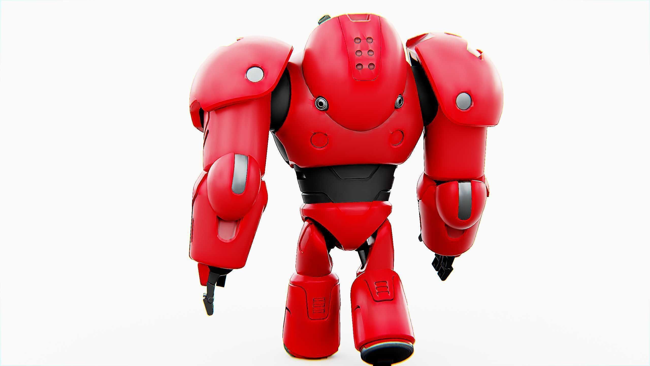 COMBAT DROID M-5000 Rigged for Unreal Engine - Unity - MIXAMO 3D model_15