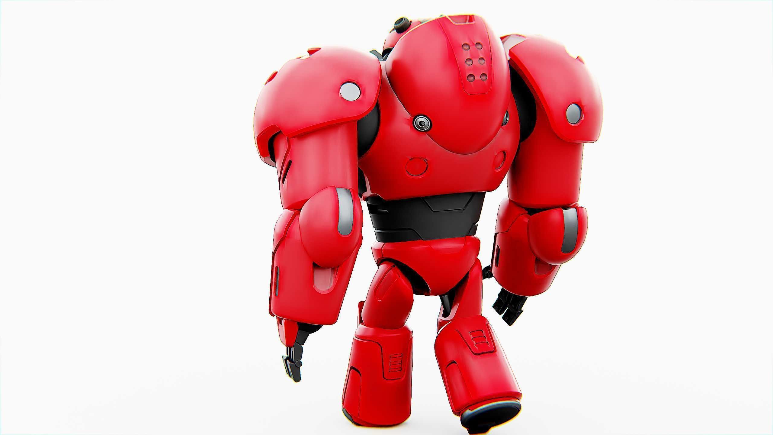 COMBAT DROID M-5000 Rigged for Unreal Engine - Unity - MIXAMO 3D model_14