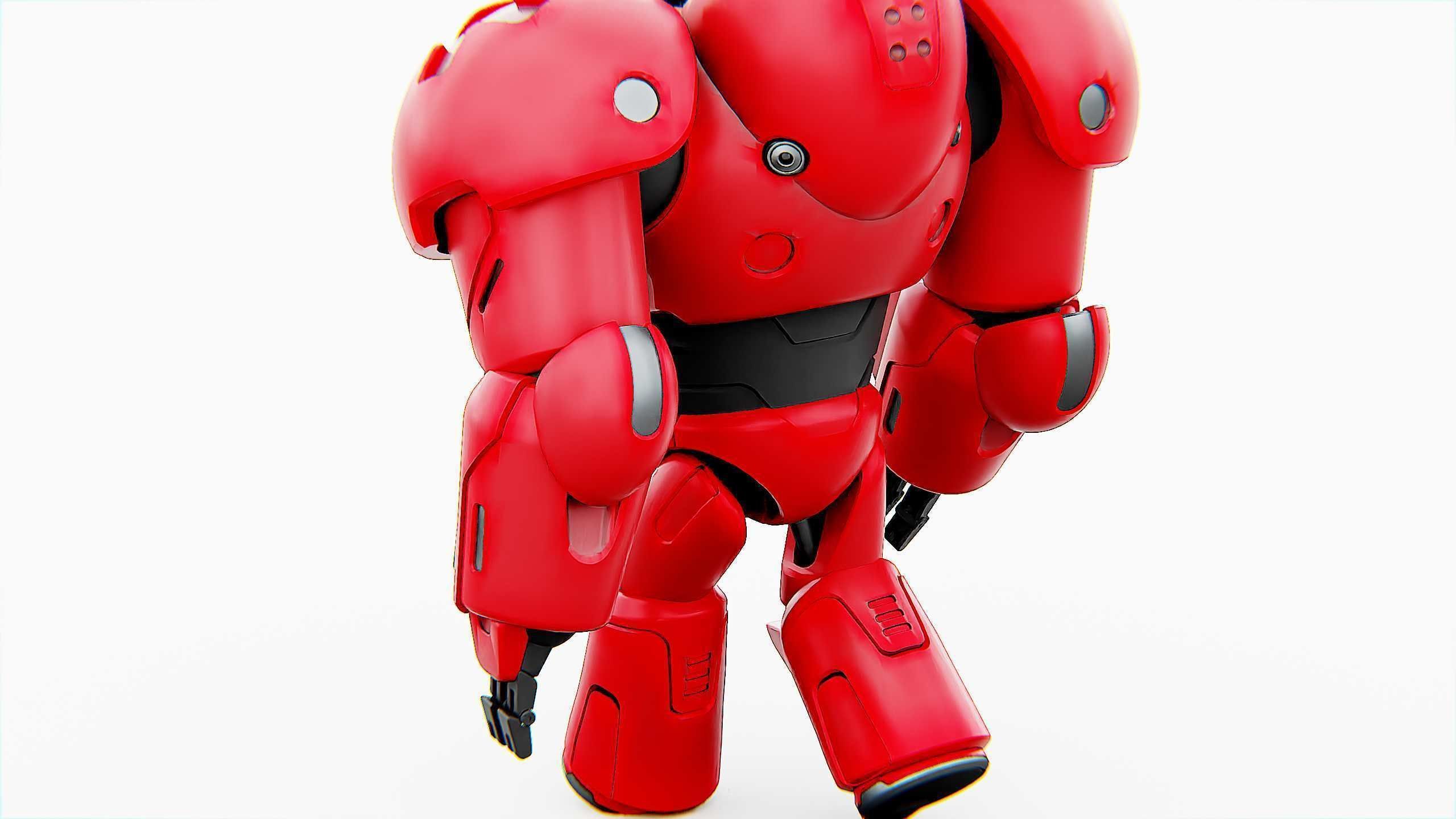 COMBAT DROID M-5000 Rigged for Unreal Engine - Unity - MIXAMO 3D model_24