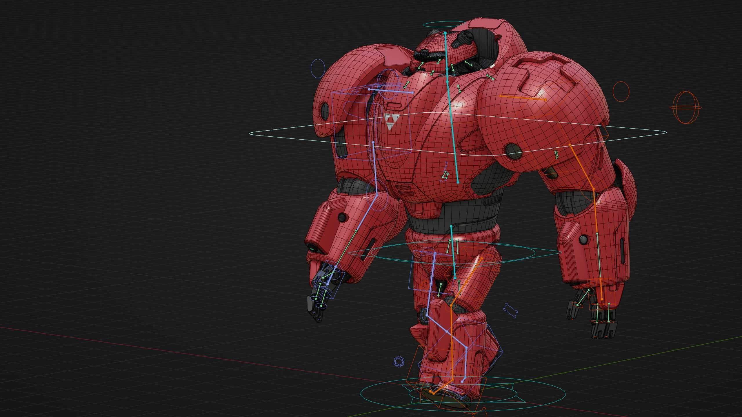 COMBAT DROID M-5000 Rigged for Unreal Engine - Unity - MIXAMO 3D model_37