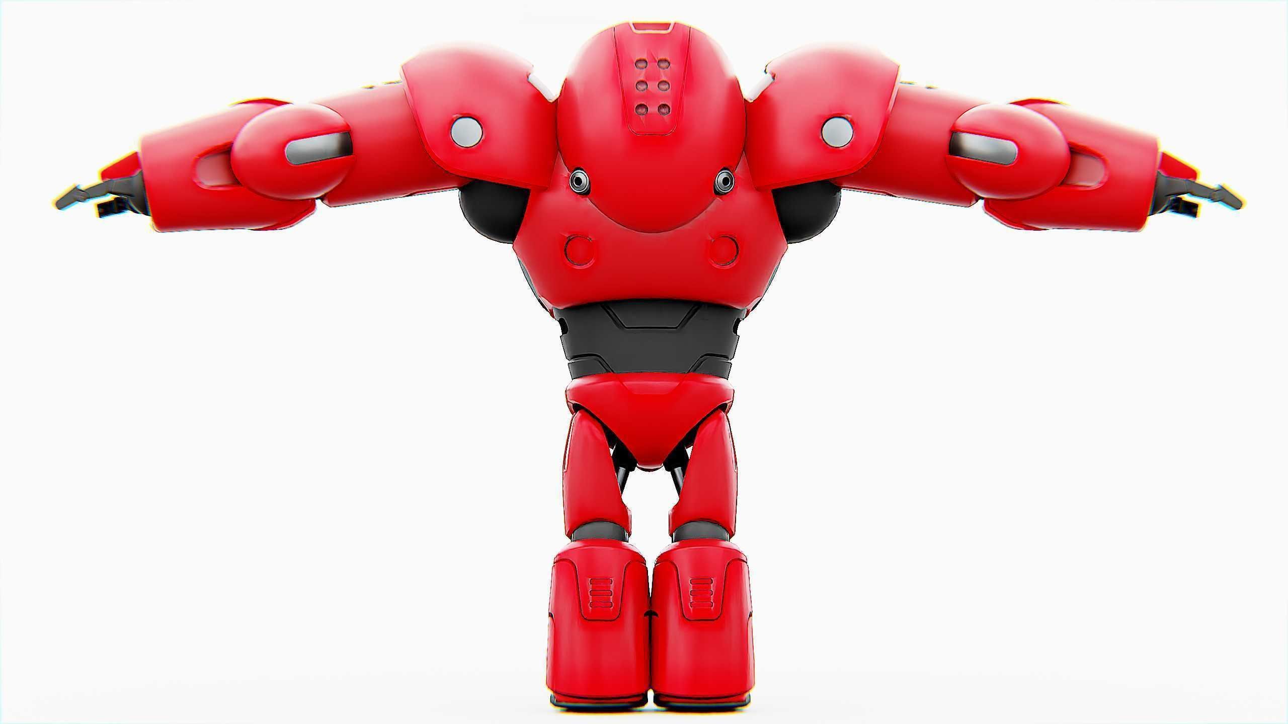 COMBAT DROID M-5000 Rigged for Unreal Engine - Unity - MIXAMO 3D model_31