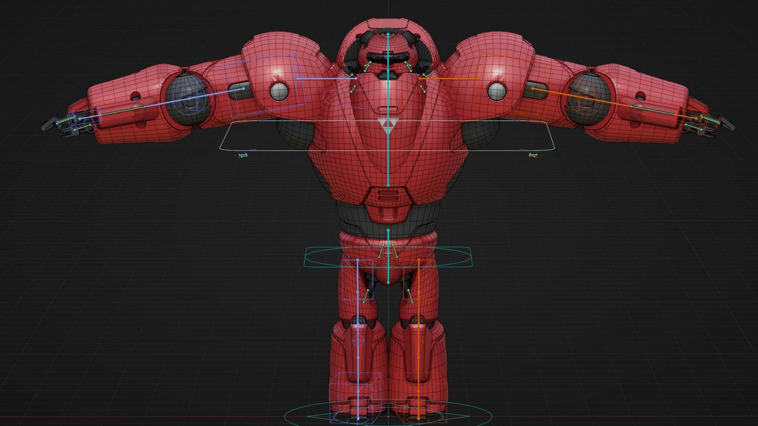 COMBAT DROID M-5000 Rigged for Unreal Engine - Unity - MIXAMO 3D model_39