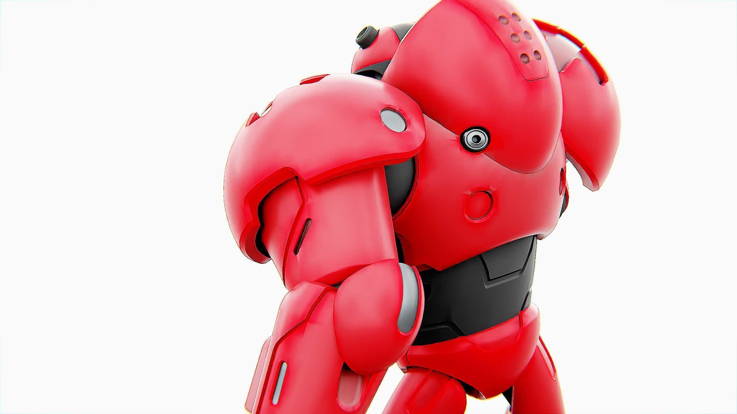 COMBAT DROID M-5000 Rigged for Unreal Engine - Unity - MIXAMO 3D model_28