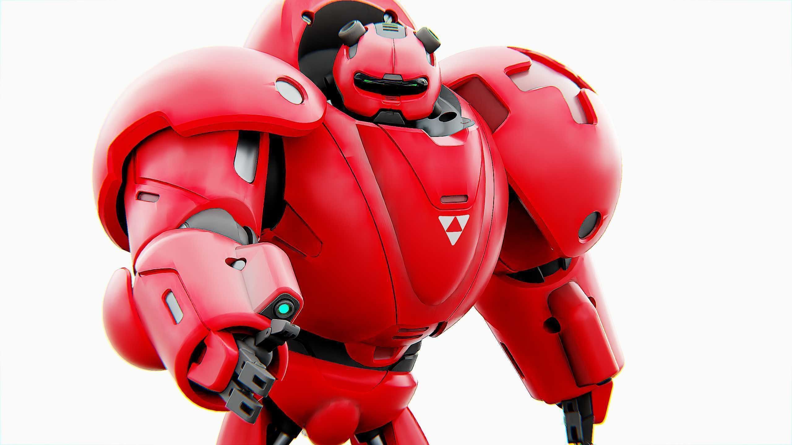 COMBAT DROID M-5000 Rigged for Unreal Engine - Unity - MIXAMO 3D model_27