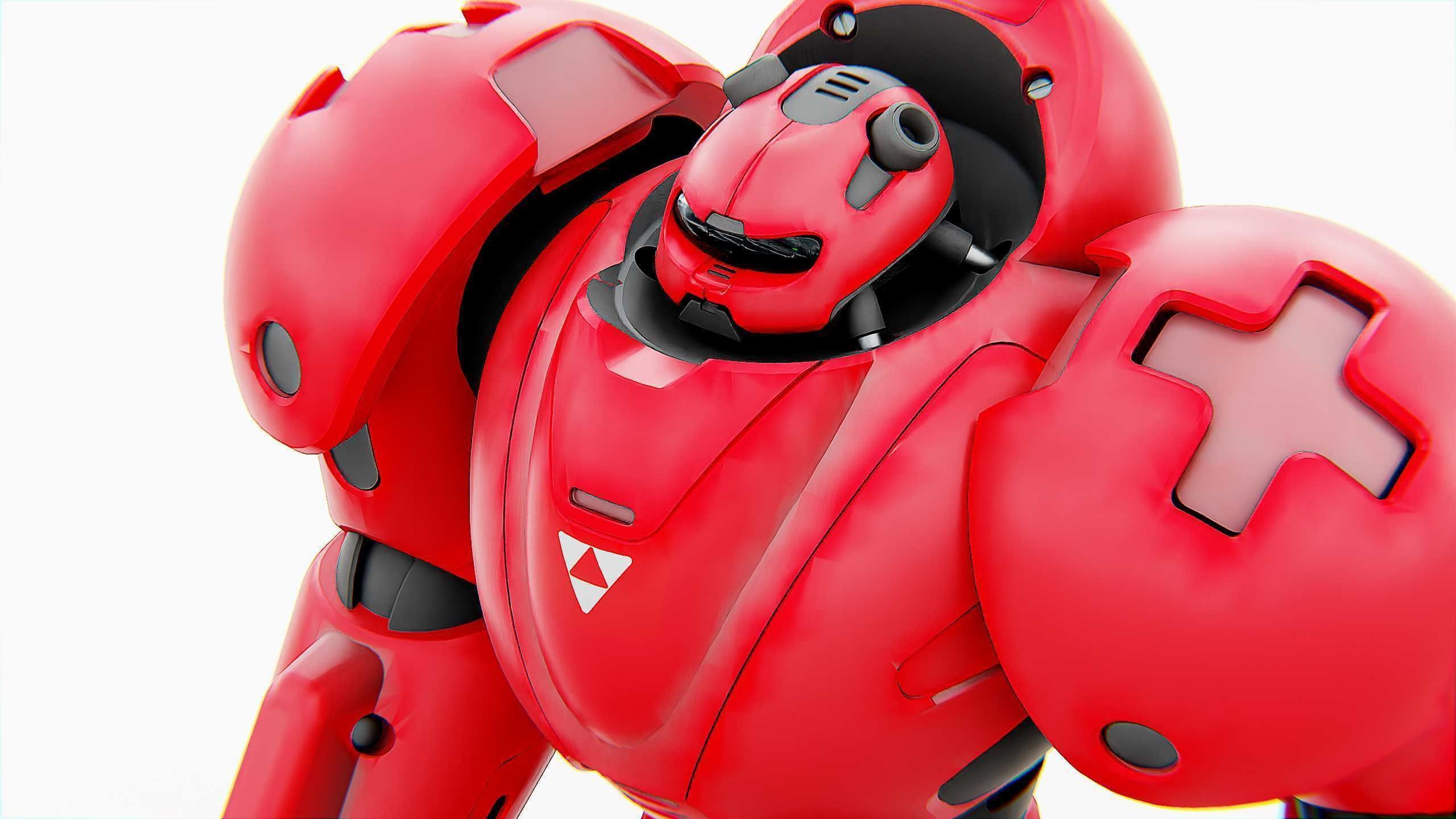 COMBAT DROID M-5000 Rigged for Unreal Engine - Unity - MIXAMO 3D model_23