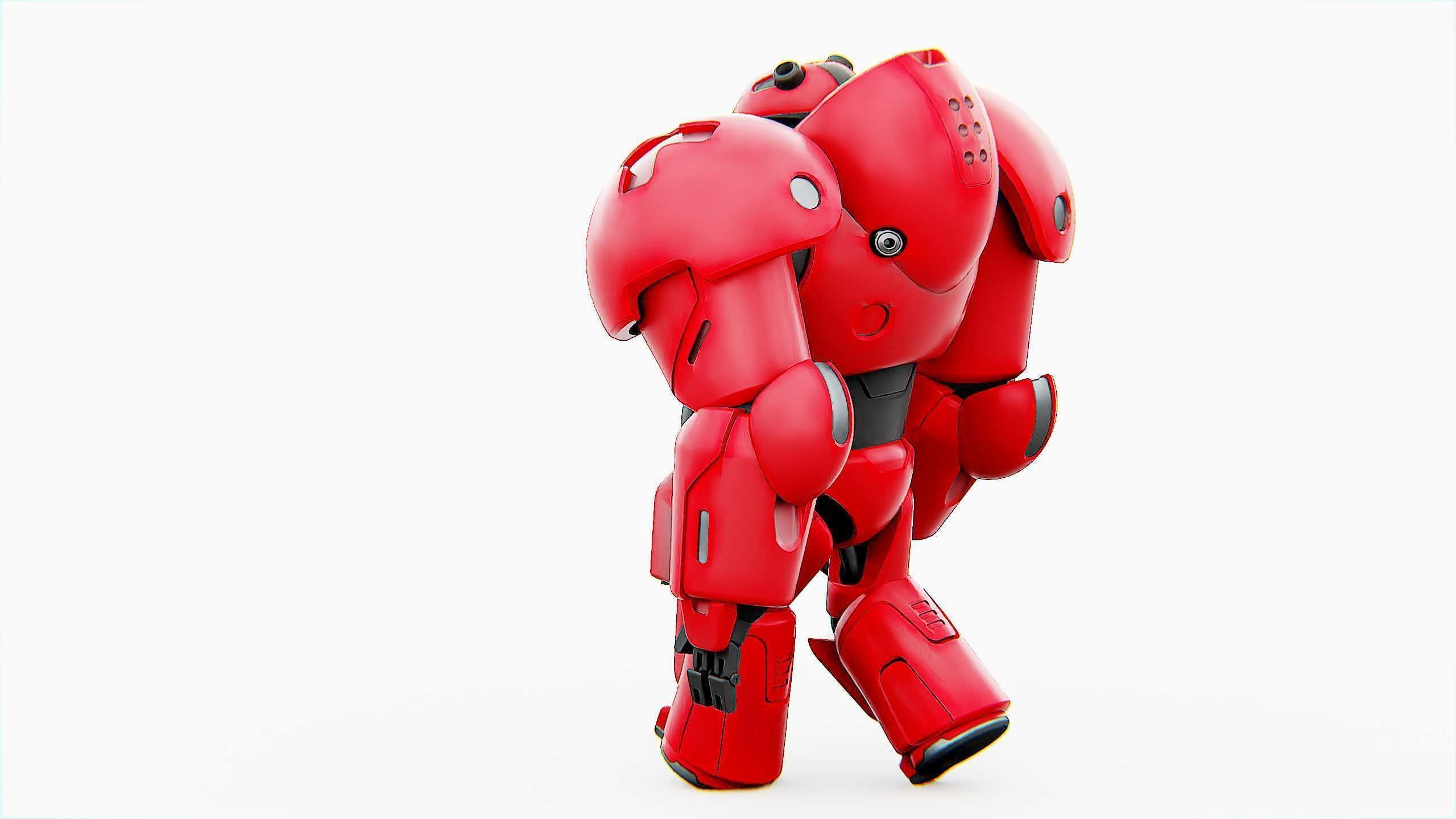 COMBAT DROID M-5000 Rigged for Unreal Engine - Unity - MIXAMO 3D model_12