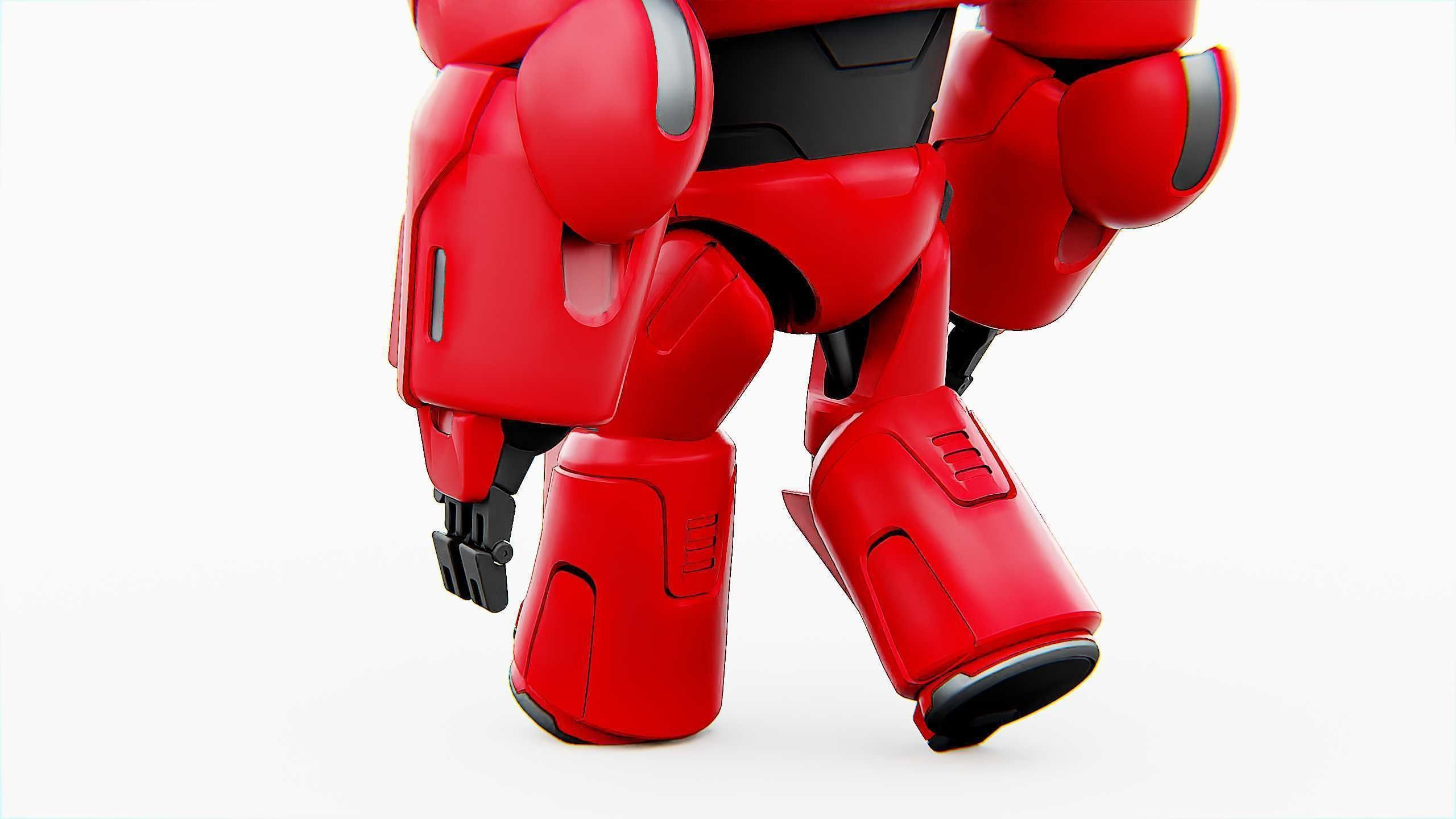 COMBAT DROID M-5000 Rigged for Unreal Engine - Unity - MIXAMO 3D model_26