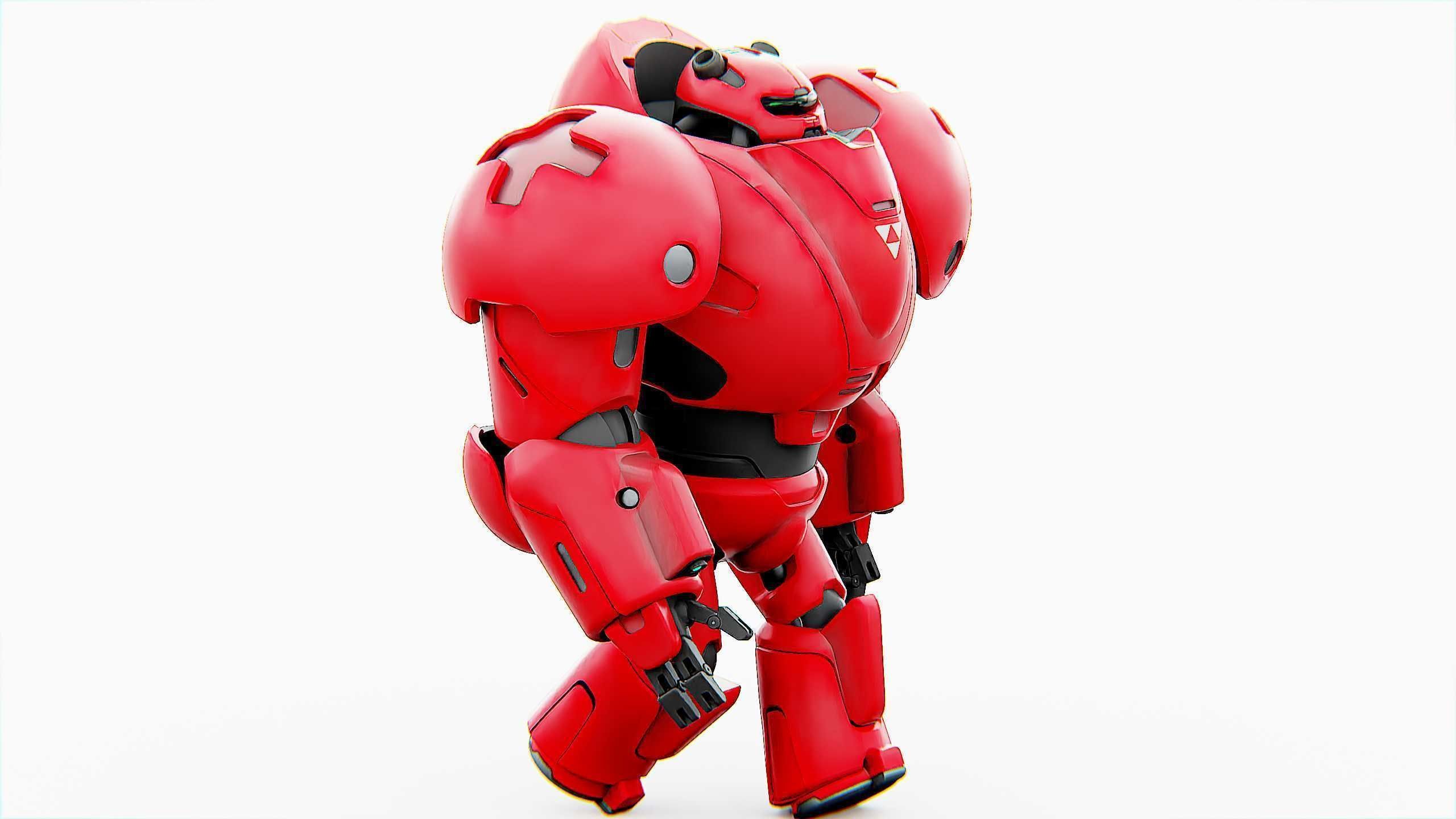 COMBAT DROID M-5000 Rigged for Unreal Engine - Unity - MIXAMO 3D model_21