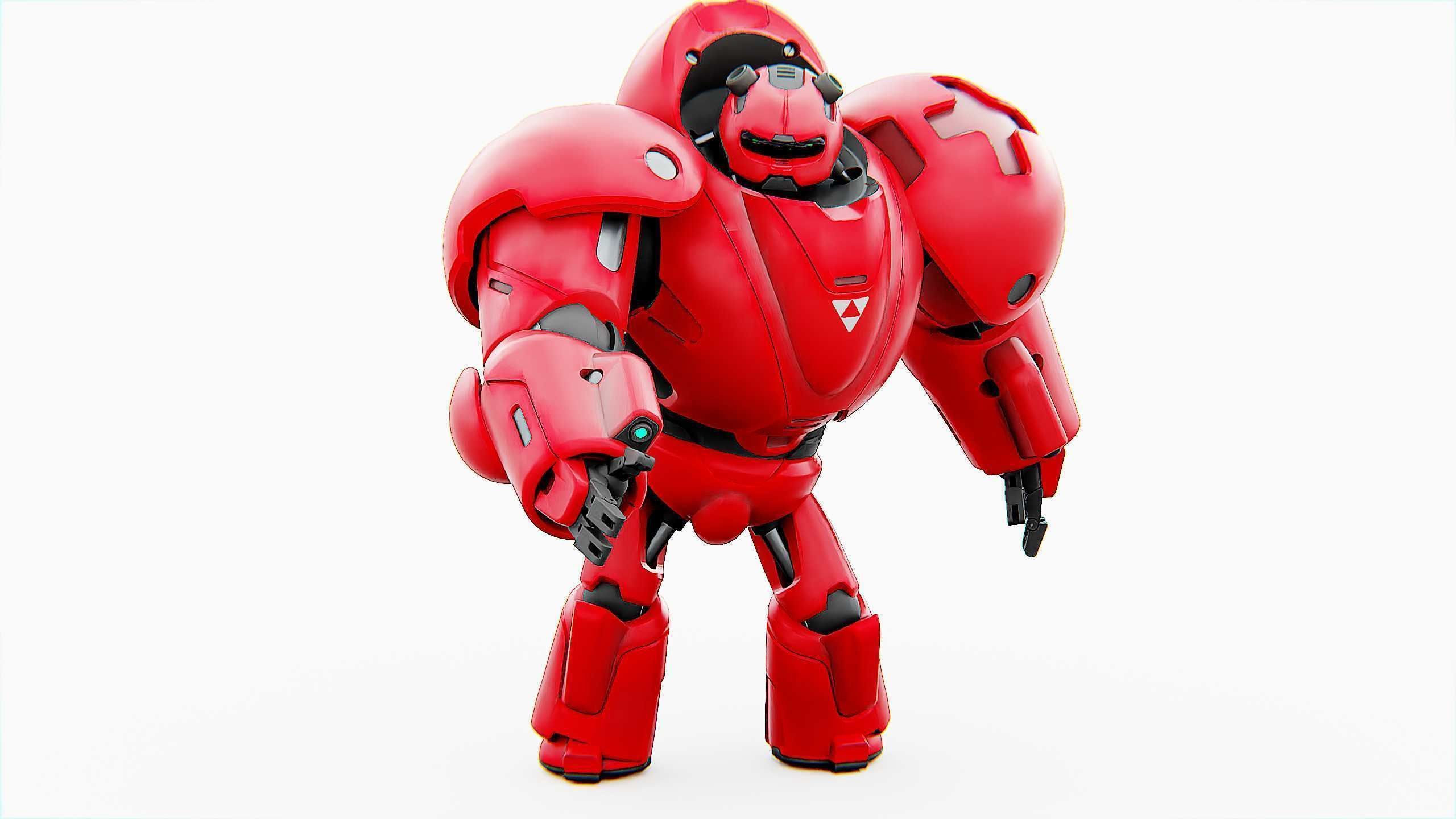 COMBAT DROID M-5000 Rigged for Unreal Engine - Unity - MIXAMO 3D model_29