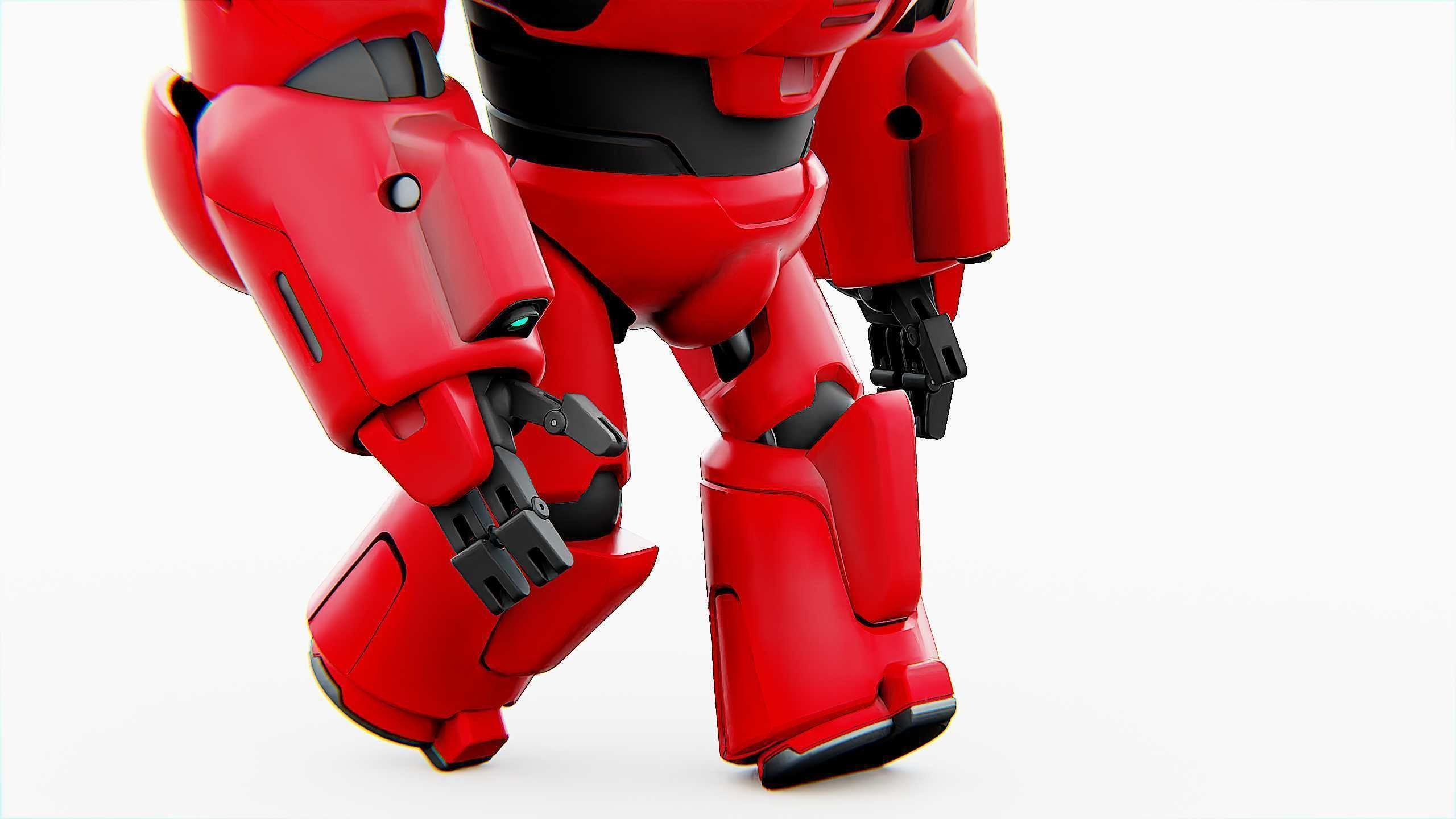 COMBAT DROID M-5000 Rigged for Unreal Engine - Unity - MIXAMO 3D model_25