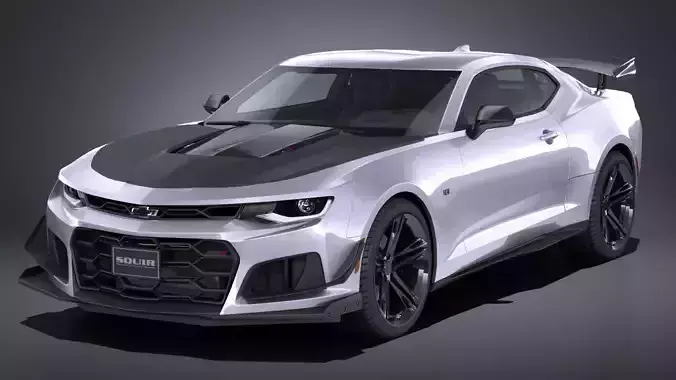 Chevrolet Camaro ZL1 1LE CG 2018 LowPoly
