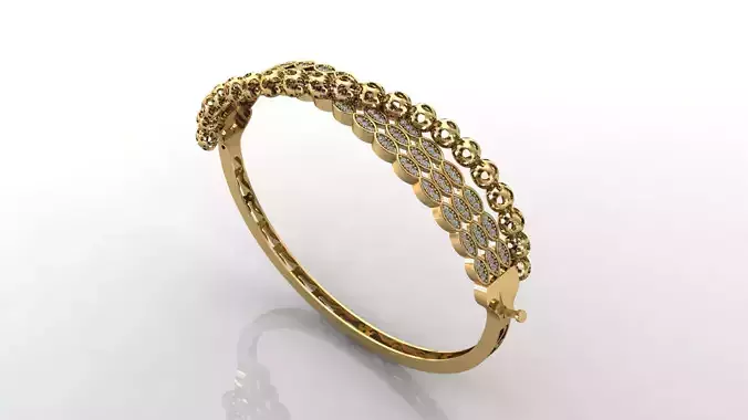 STL 3DM Diamond With Stone Womens Bracelets Women Bracelet