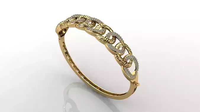 STL 3DM Diamond With Stone Womens Bracelets Women Bracelet