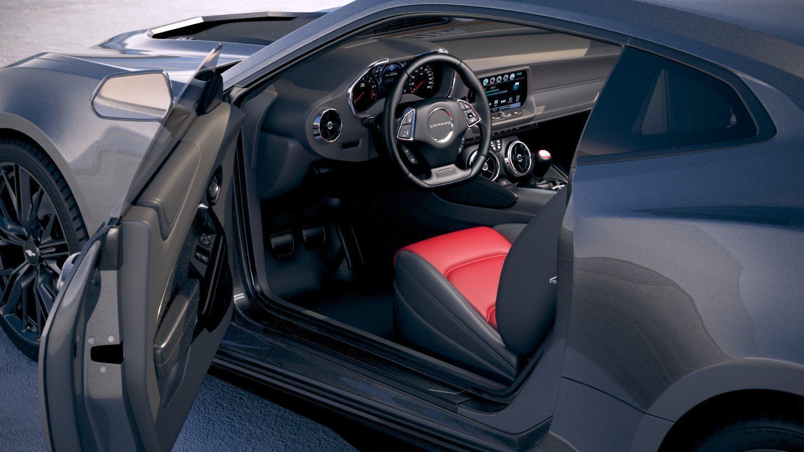 Chevrolet Camaro ZL1 CG 2019 3D model_19