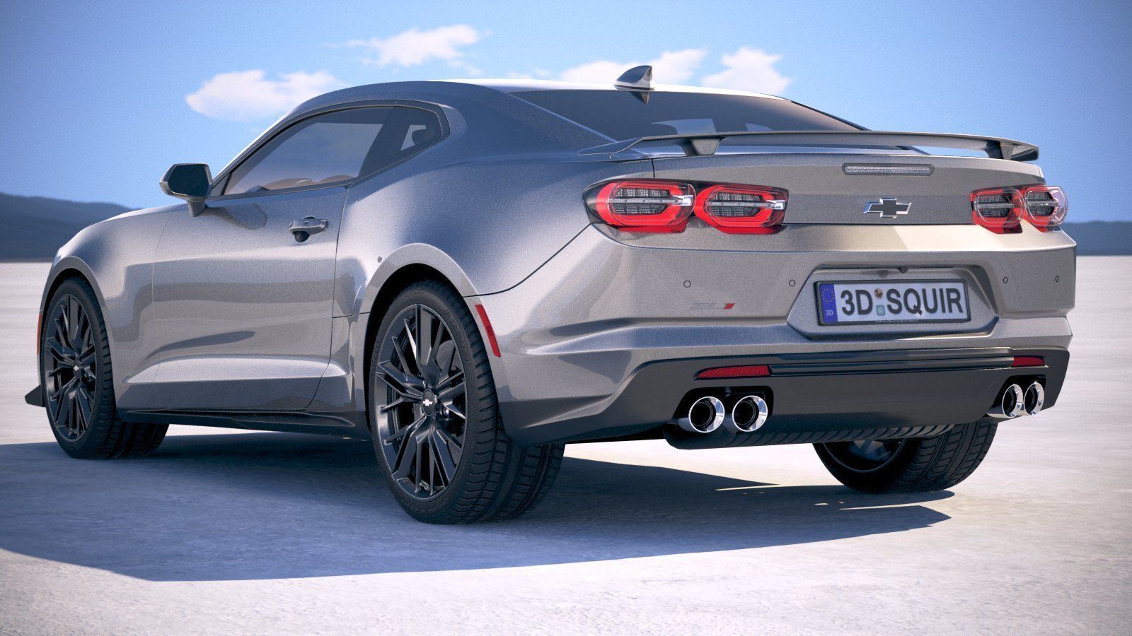 Chevrolet Camaro ZL1 CG 2019 3D model_13