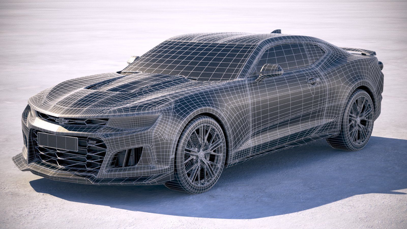 Chevrolet Camaro ZL1 CG 2019 3D model_25