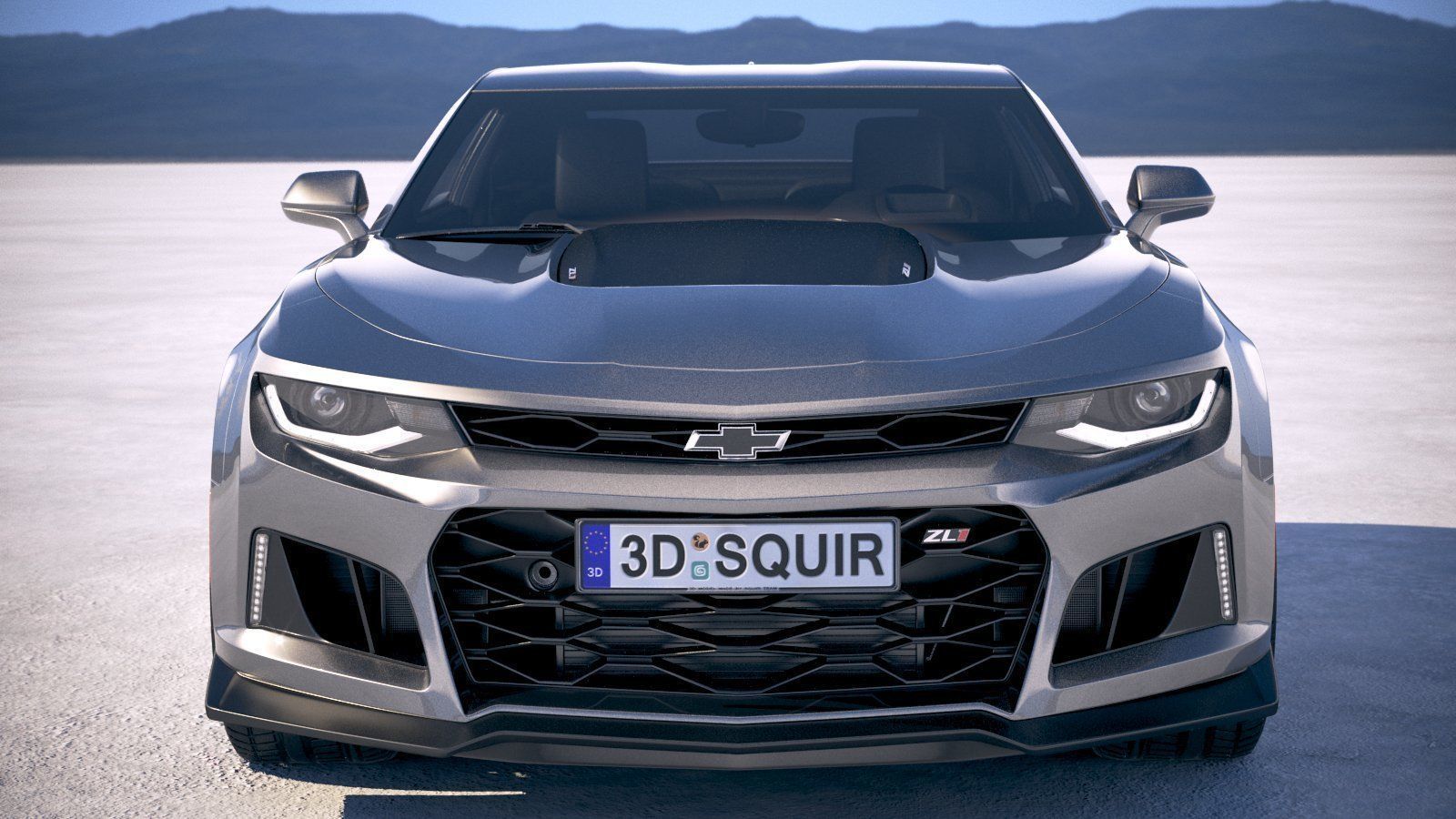 Chevrolet Camaro ZL1 CG 2019 3D model_9