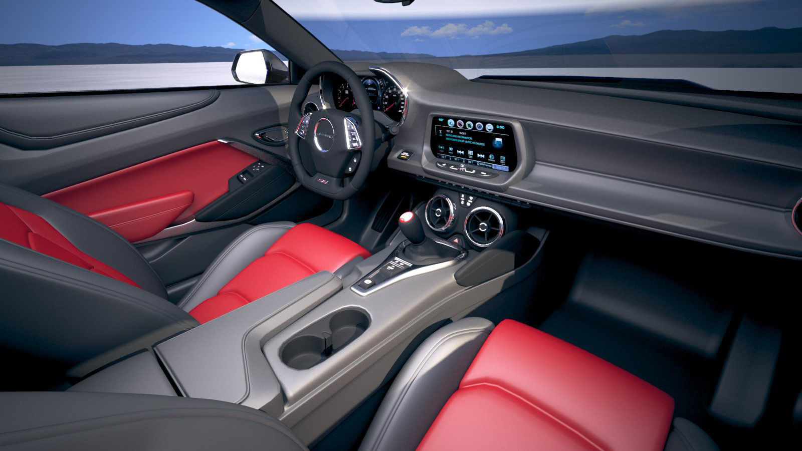 Chevrolet Camaro ZL1 CG 2019 3D model_21