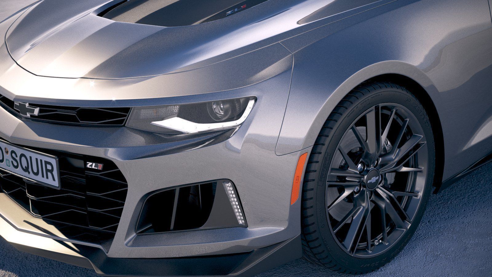 Chevrolet Camaro ZL1 CG 2019 3D model_2