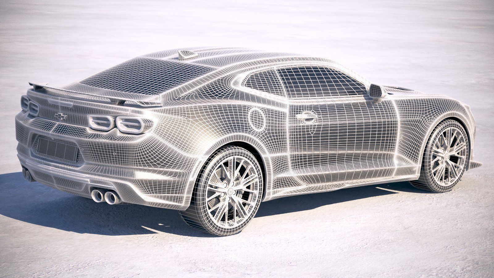 Chevrolet Camaro ZL1 CG 2019 3D model_24