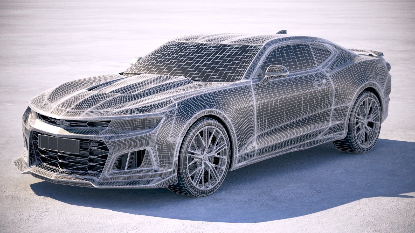 Chevrolet Camaro ZL1 CG 2019 3D model_23