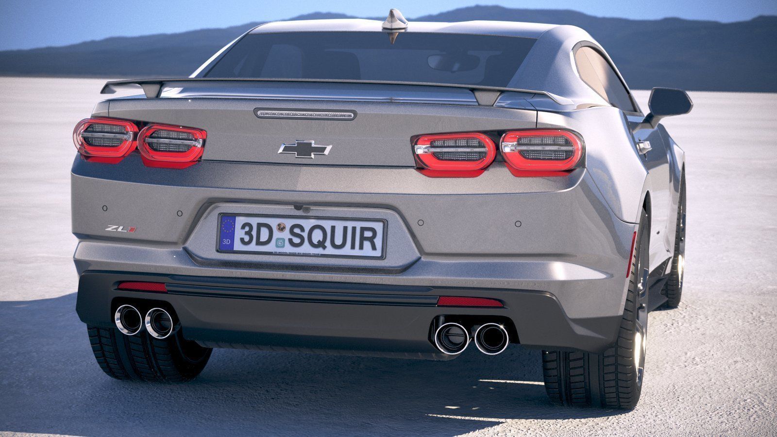 Chevrolet Camaro ZL1 CG 2019 3D model_5