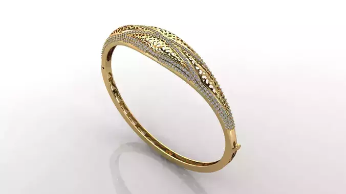 STL 3DM Diamond With Stone Womens Bracelets Women Bracelet