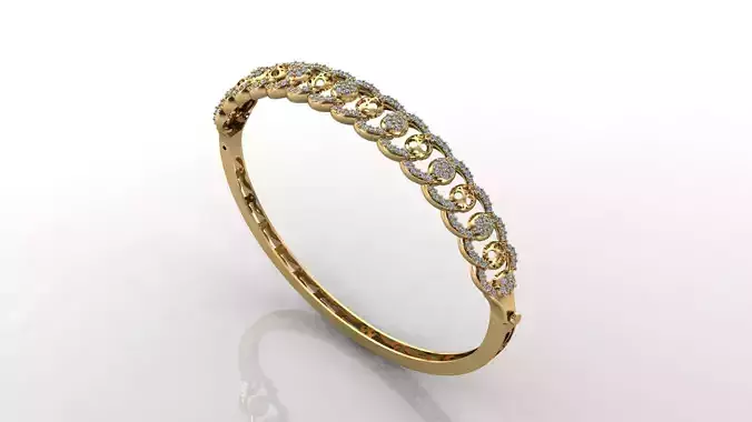 STL 3DM Diamond With Stone Womens Bracelets Women Bracelet