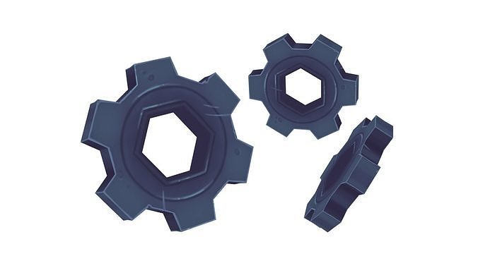 Gear - Hand Painted