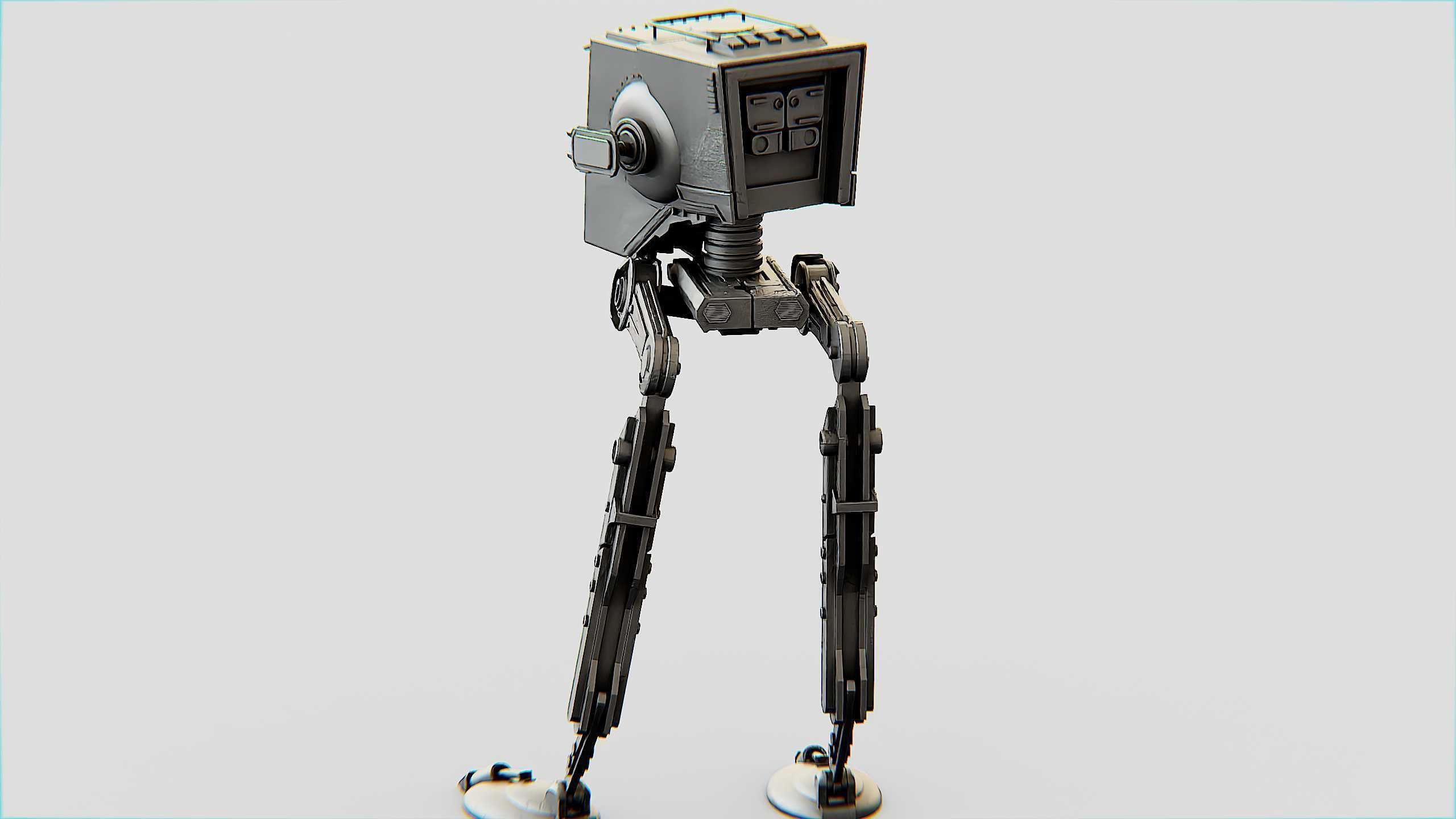 AT-ST WALKER Rigged for Unreal Engine - Unity - MIXAMO  3D model_12