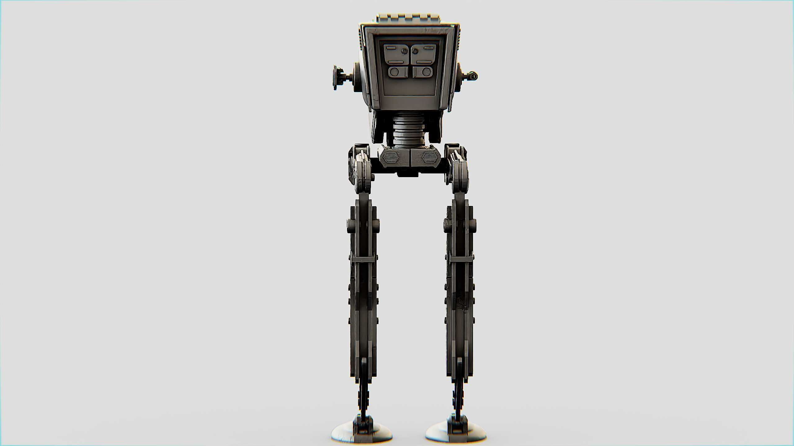 AT-ST WALKER Rigged for Unreal Engine - Unity - MIXAMO  3D model_32