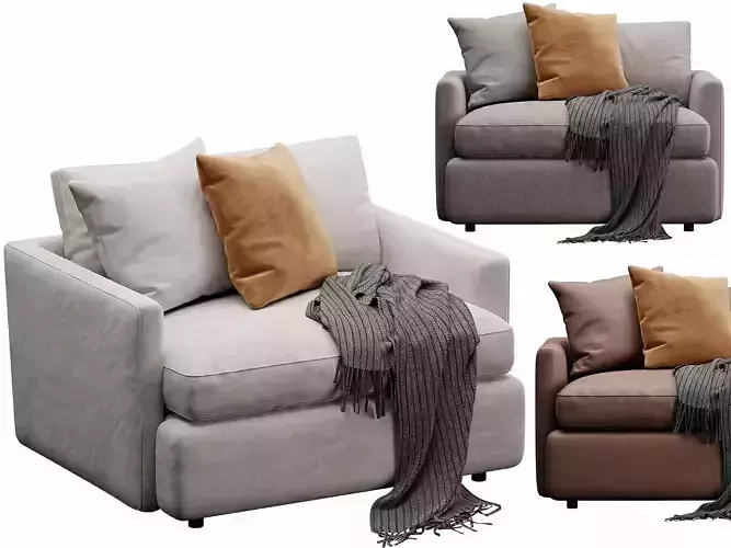 Crate and Barrel Lounge armchair