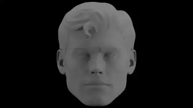 SUPERMAN HEAD SCULPT
