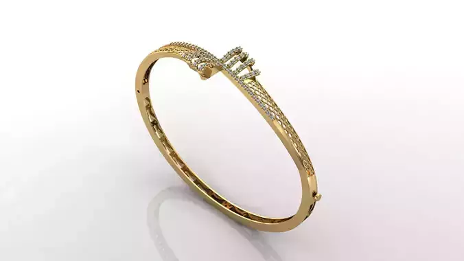 STL 3DM Diamond With Stone Womens Bracelets Women Bracelet