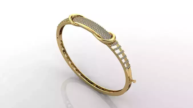 STL 3DM Diamond With Stone Womens Bracelets Women Bracelet
