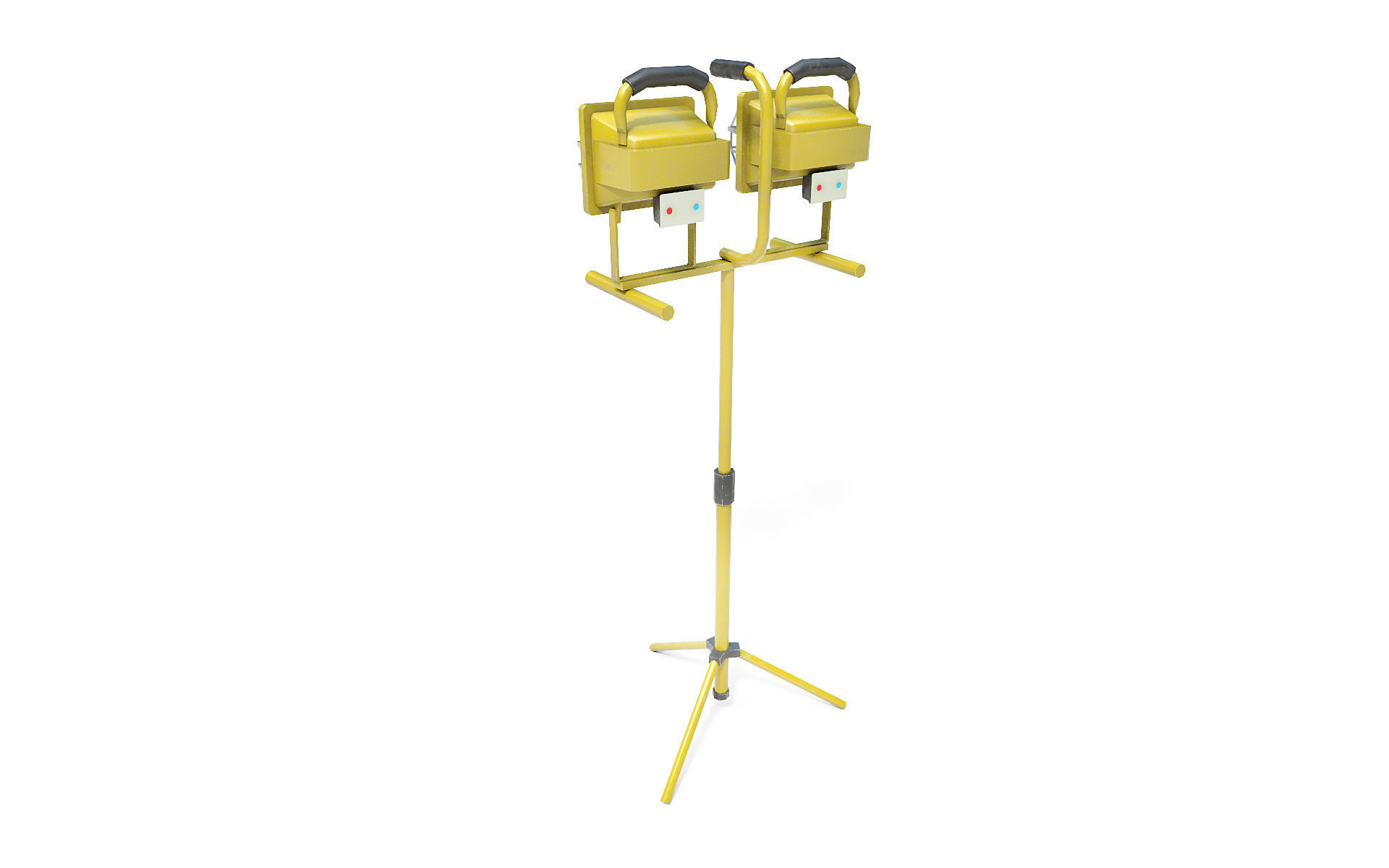 Industrial work lights Low-poly 3D model_1
