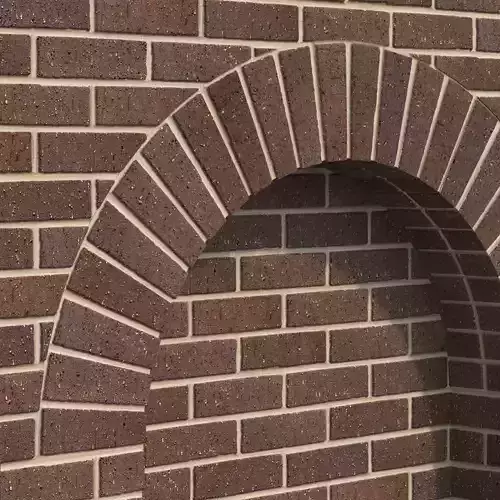 Himley Dark Brown Rustic Brick Texture