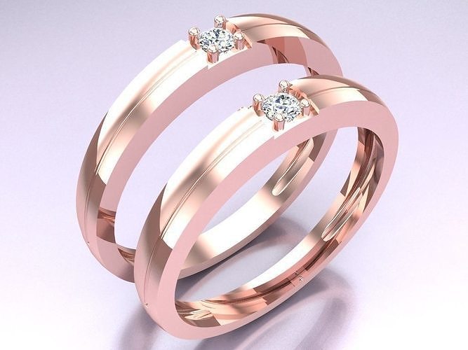 Wedding Rings - N024824 3D print model
