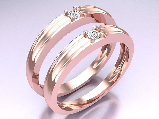Wedding Rings - N024841 3D print model