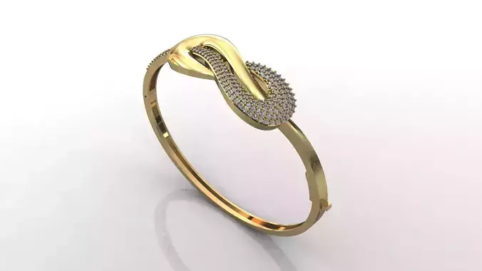 STL 3DM Diamond With Stone Womens Bracelets Women Bracelet