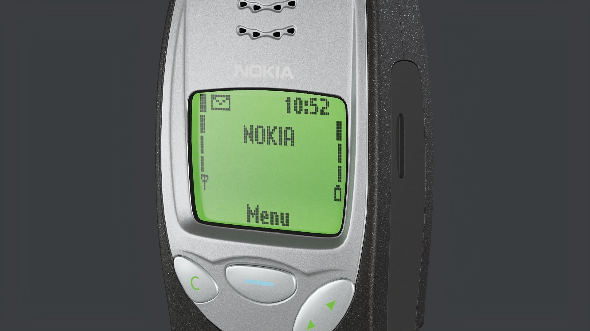 Nokia 3210 PBR Low-poly 3D model_9