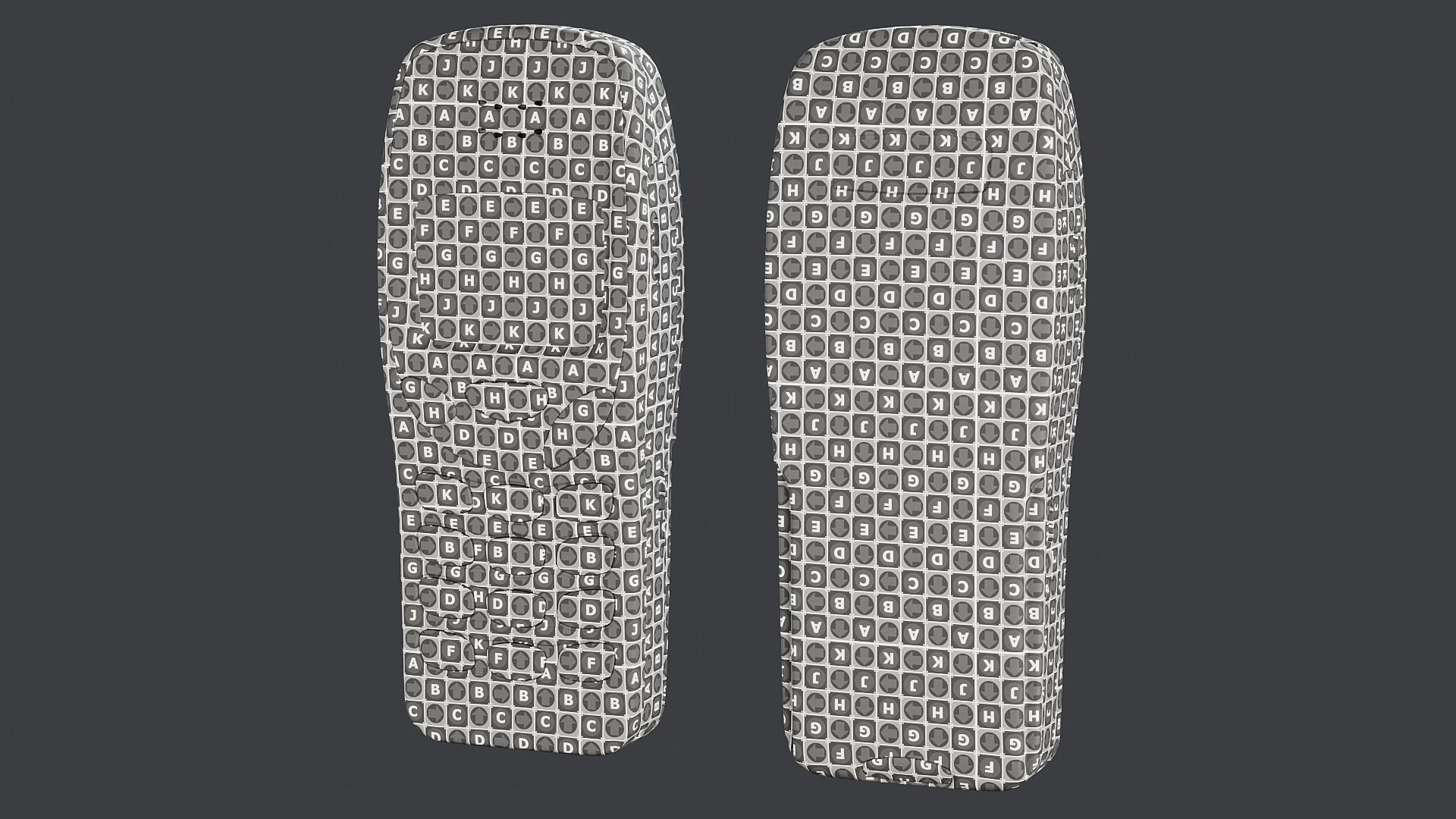Nokia 3210 PBR Low-poly 3D model_20