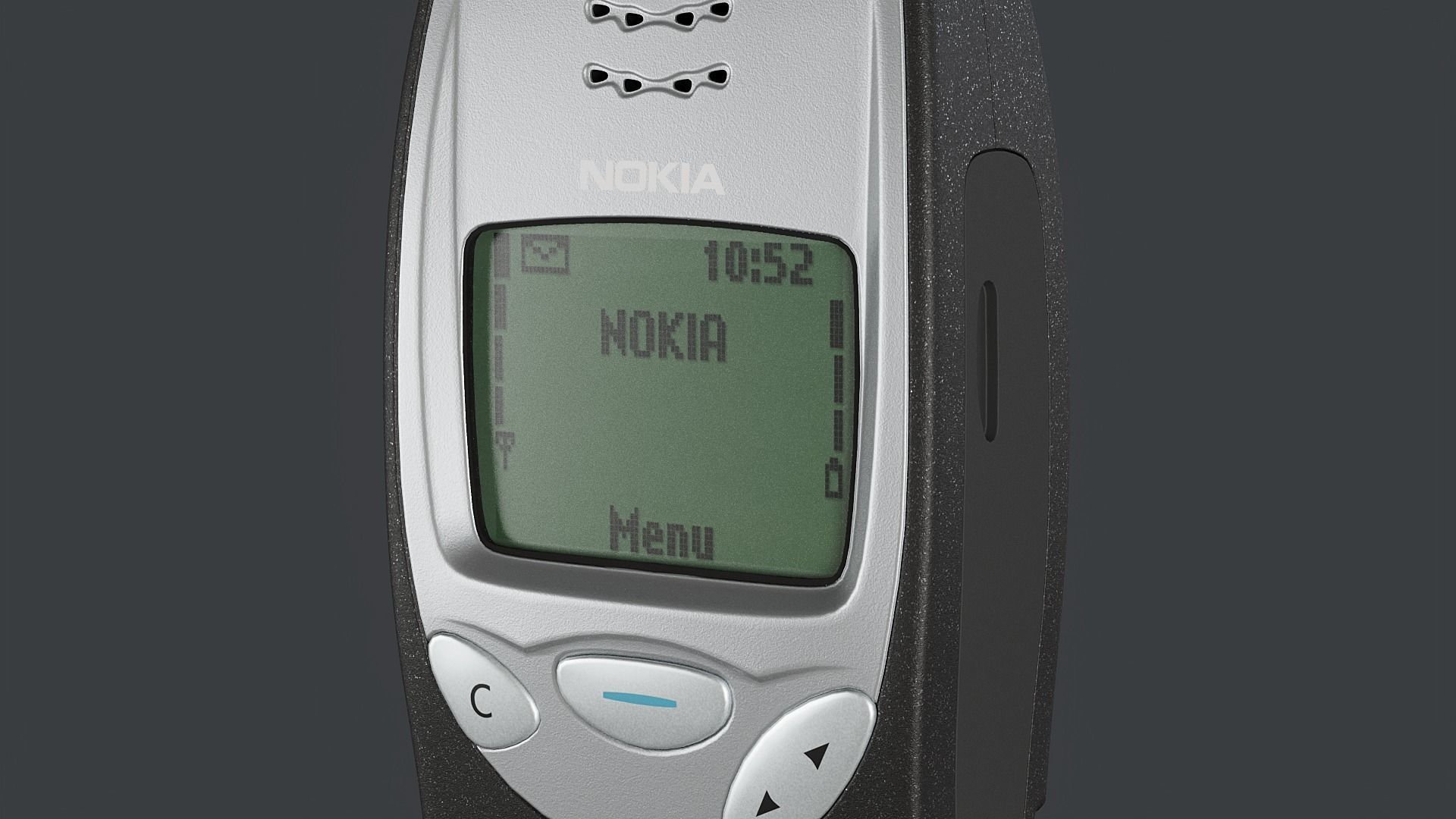 Nokia 3210 PBR Low-poly 3D model_8