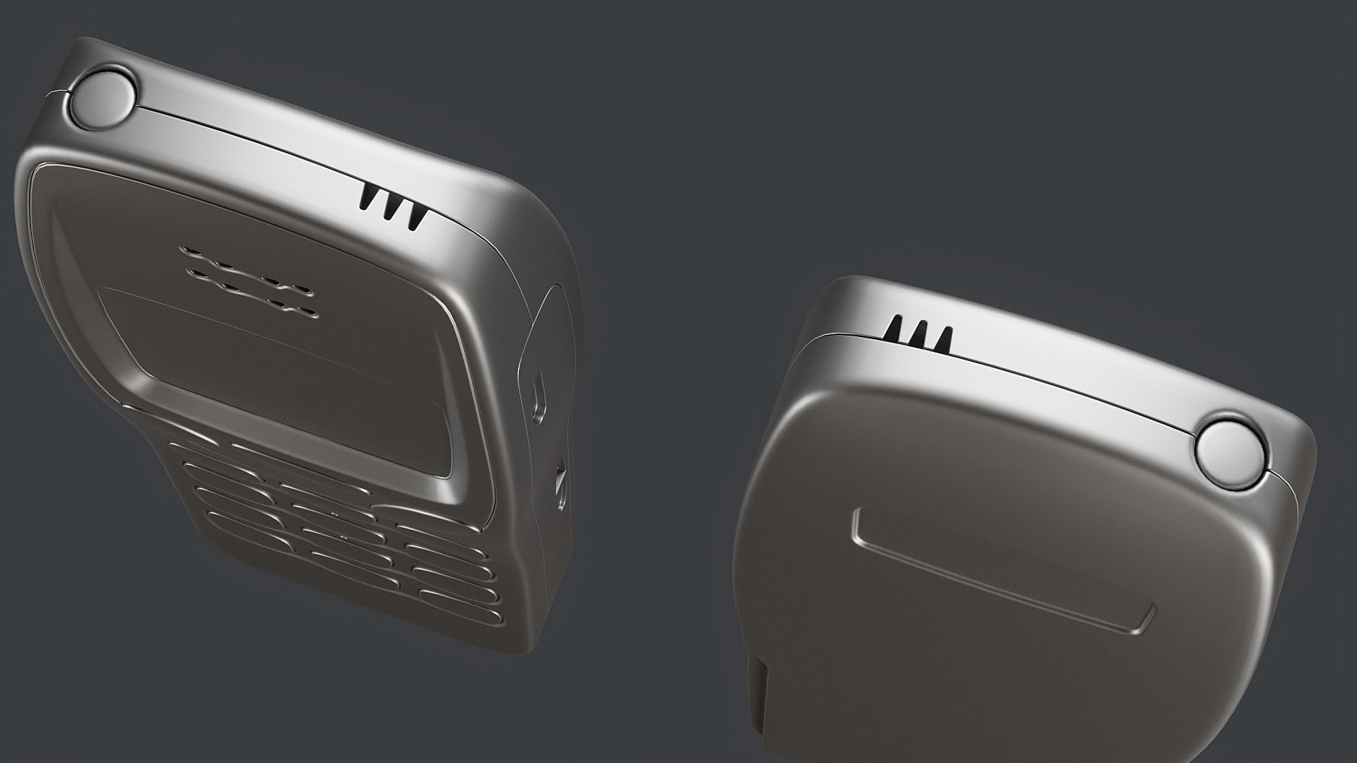 Nokia 3210 PBR Low-poly 3D model_21
